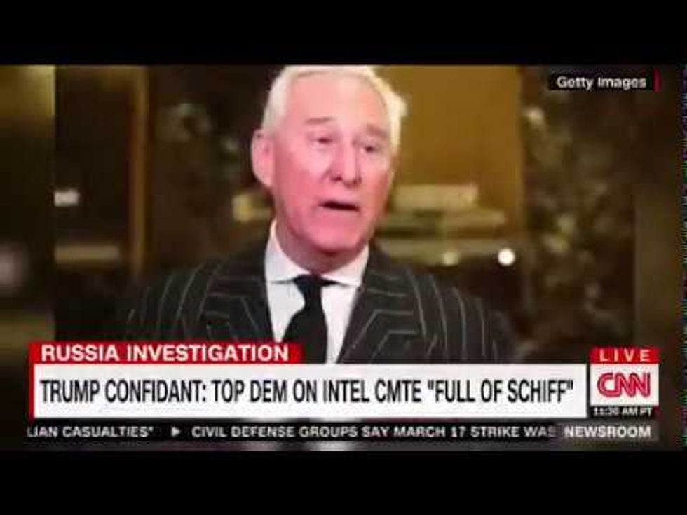 .@RepAdamSchiff, ask @RogerJStoneJr how he knows Guccifer 2.0 is female.  He refers to the Russian hacker as "her." https://t.co/pQnyzKovRv