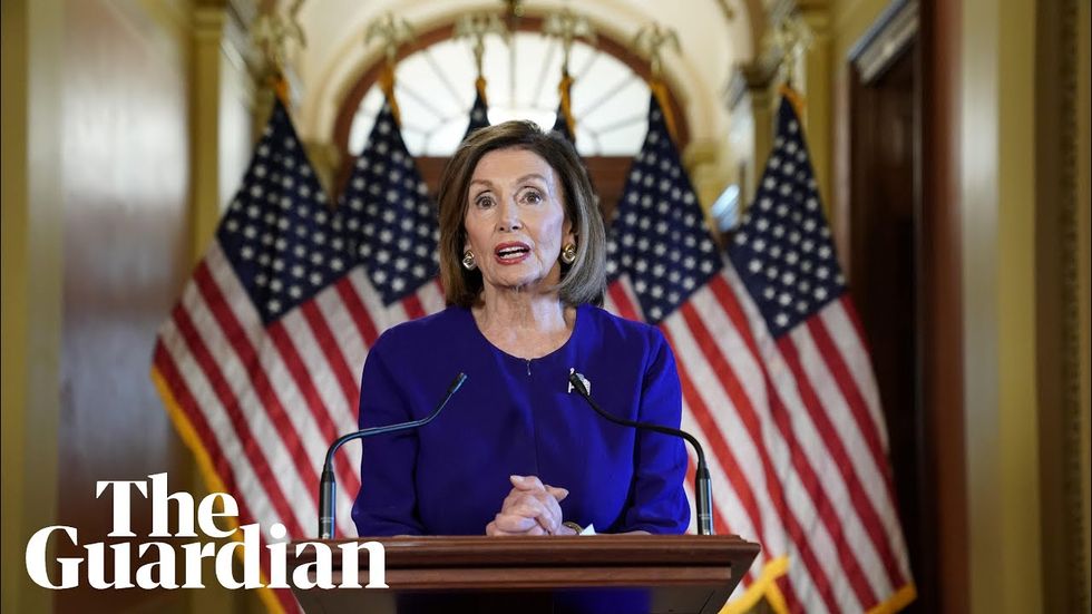 Video and transcript: Speaker Pelosi honors our Constitution with her statement announcing the start of the Impeachment proceedings against Donald Trump! A grave day and a process not to be entered lightly - The Speaker makes me so proud to be an American. https://t.co/lxSZxWCwqm